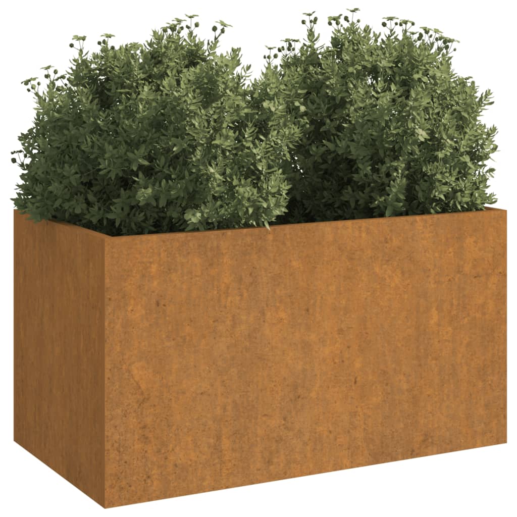 Plantenbak 32x30x29 cm cortenstaal