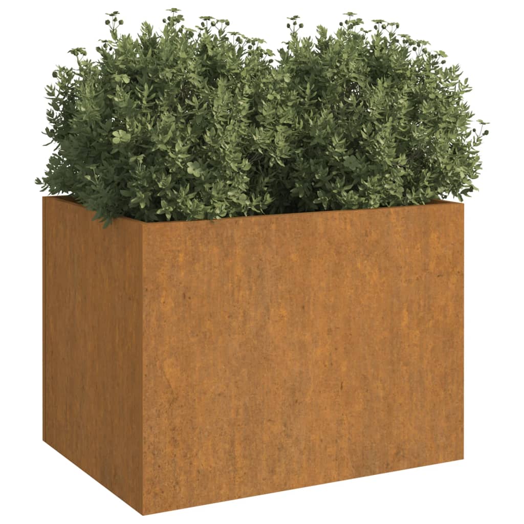 Plantenbak 42x38x75 cm cortenstaal