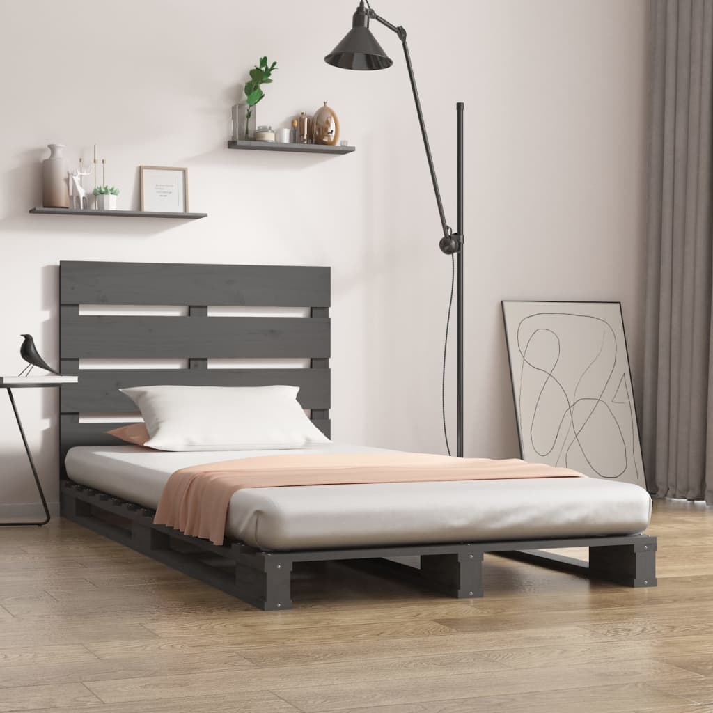 Bedframe massief grenenhout 75x190 cm