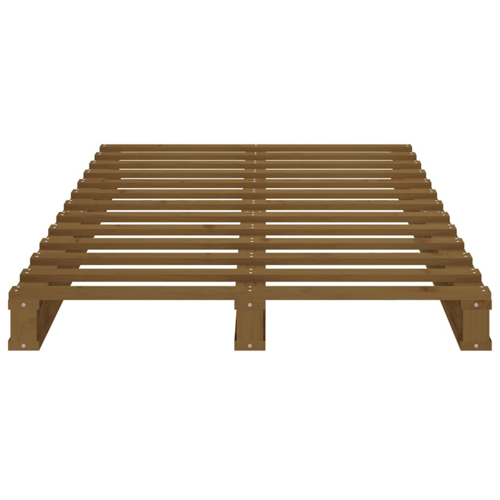 Bedframe massief grenenhout 75x190 cm