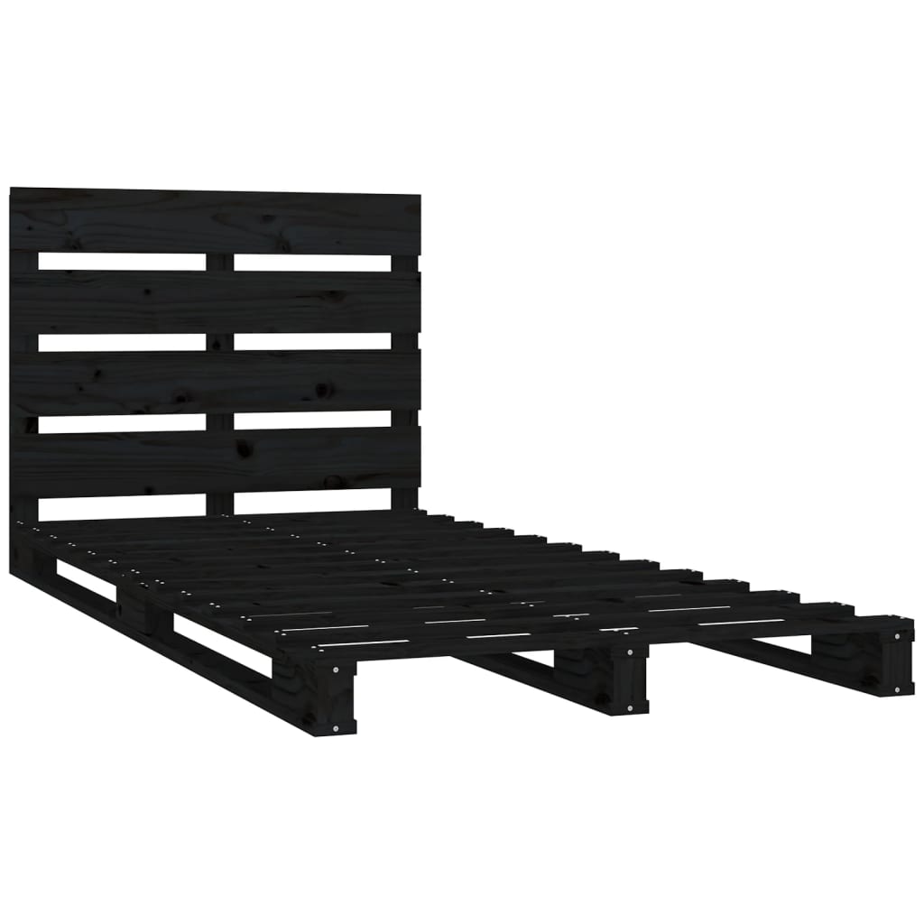 Bedframe massief grenenhout 75x190 cm