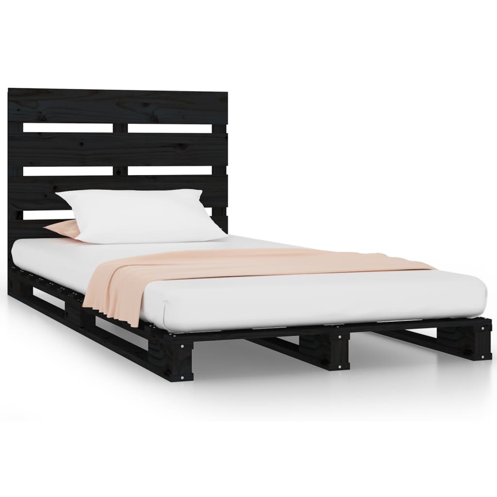 Bedframe massief grenenhout 75x190 cm