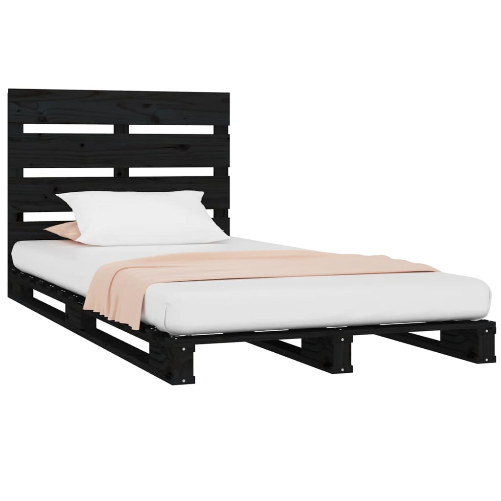 Bedframe massief grenenhout 75x190 cm