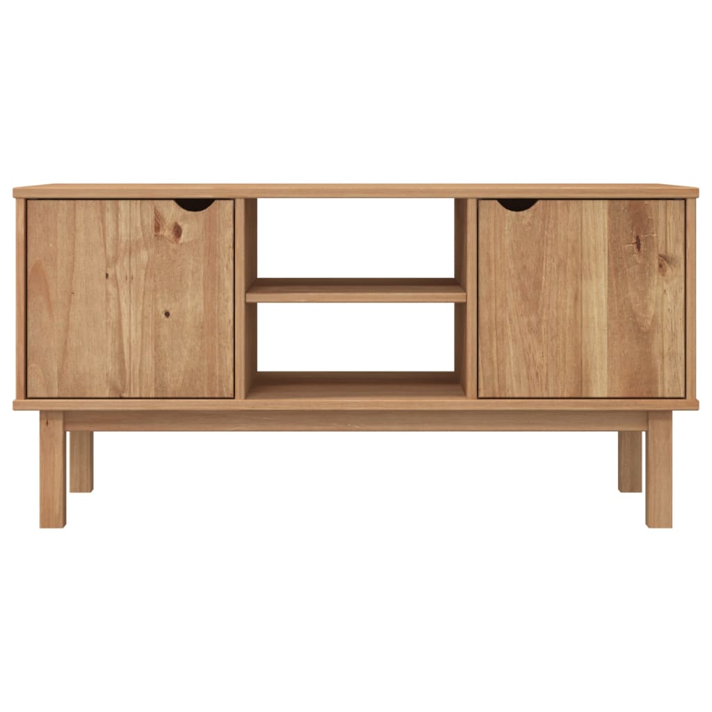 Tv-meubel OTTA 113,5x43x57 cm massief grenenhout