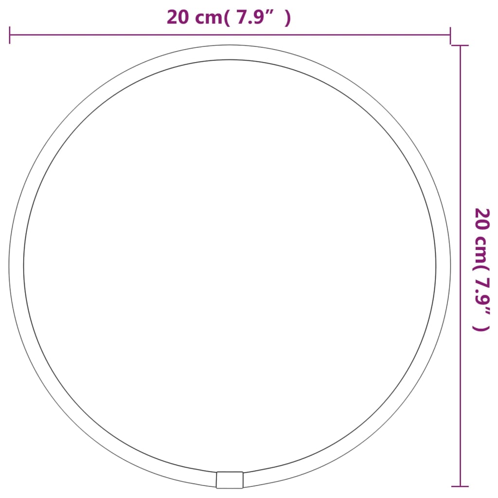 Wandspiegel rond Ø50 cm