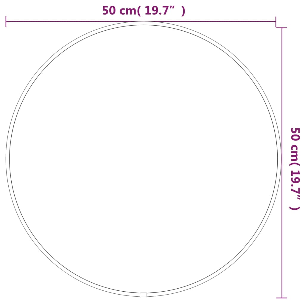 Wandspiegel rond Ø50 cm