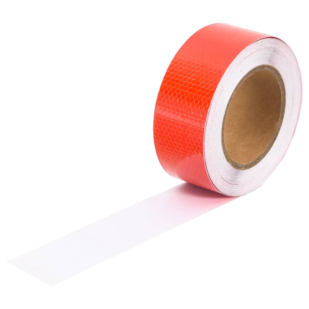 Reflecterende tape 5 cm x 20 m PVC rood