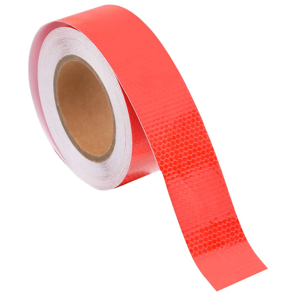 Reflecterende tape 5 cm x 20 m PVC rood