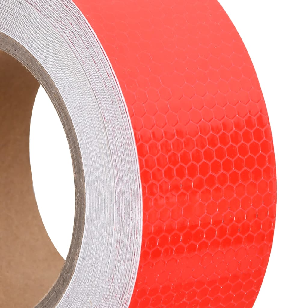 Reflecterende tape 5 cm x 20 m PVC rood