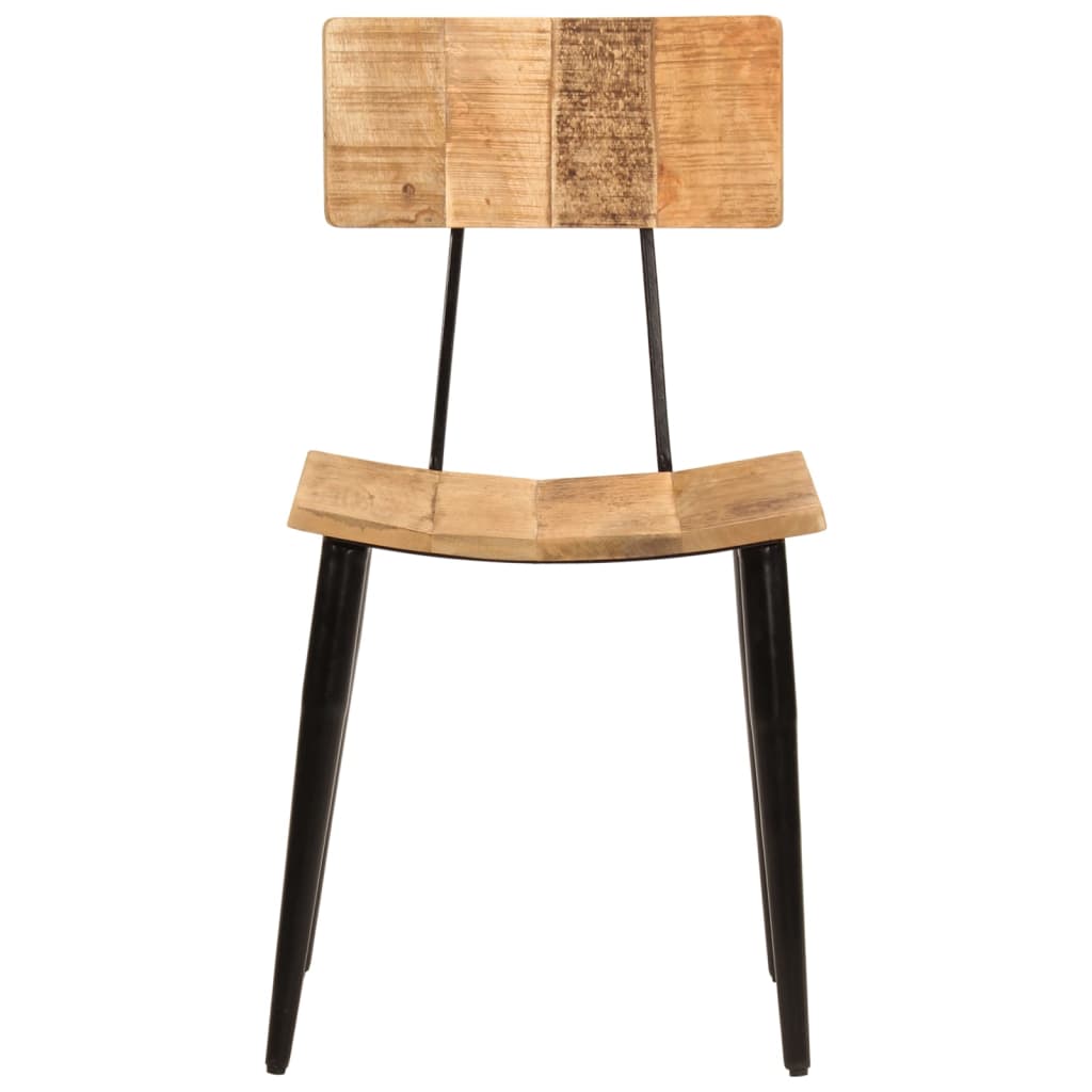 Eetkamerstoelen 6 st massief gerecycled hout