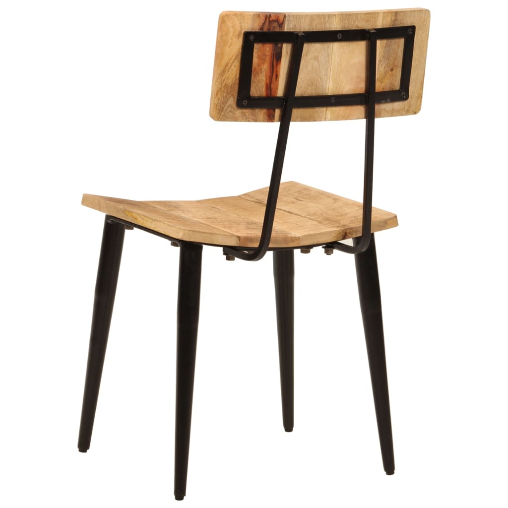 Eetkamerstoelen 6 st massief gerecycled hout