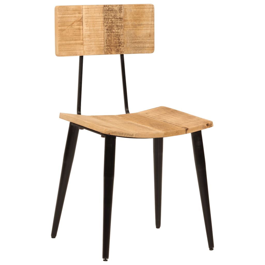 Eetkamerstoelen 6 st massief gerecycled hout