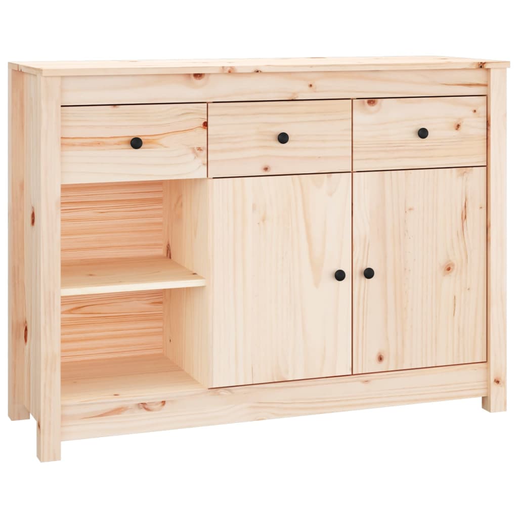 Dressoir 100x35x74 cm massief grenenhout