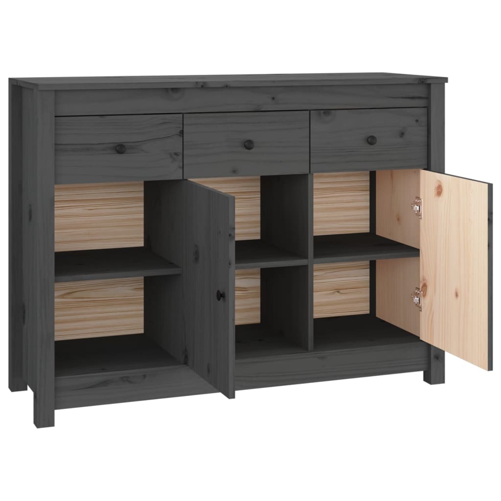 Dressoir 100x35x74 cm massief grenenhout