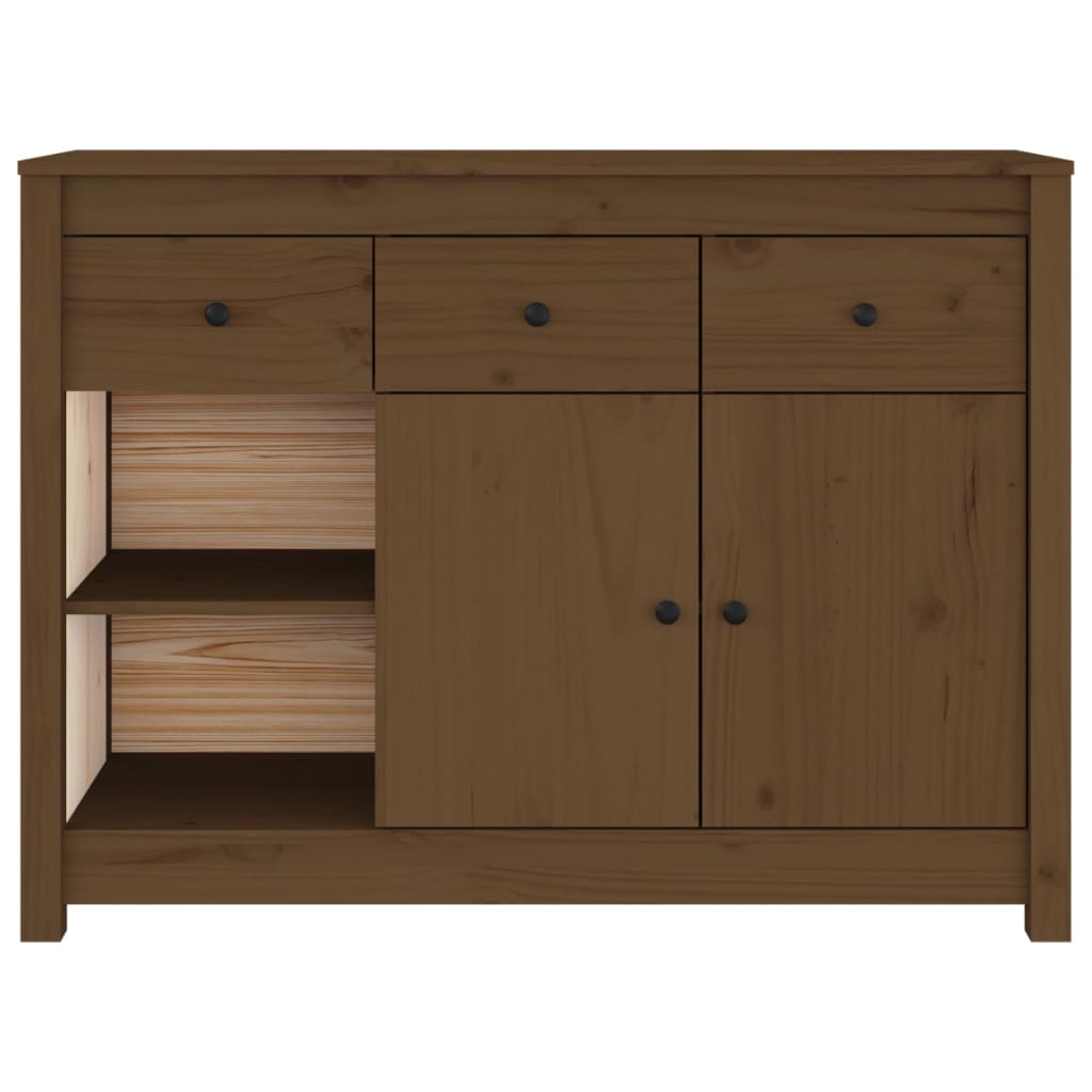 Dressoir 100x35x74 cm massief grenenhout