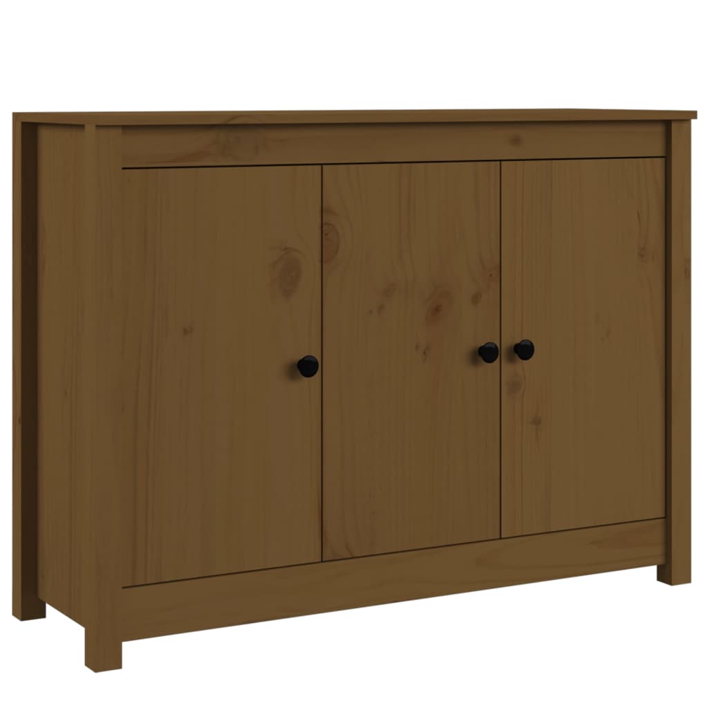 Dressoir 100x35x74 cm massief grenenhout