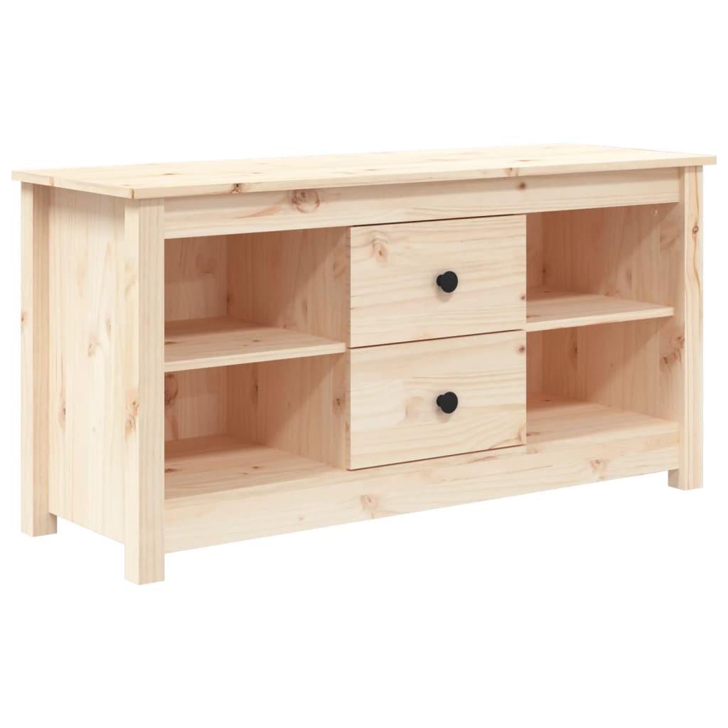 Tv-meubel 103x36,5x52 cm massief grenenhout