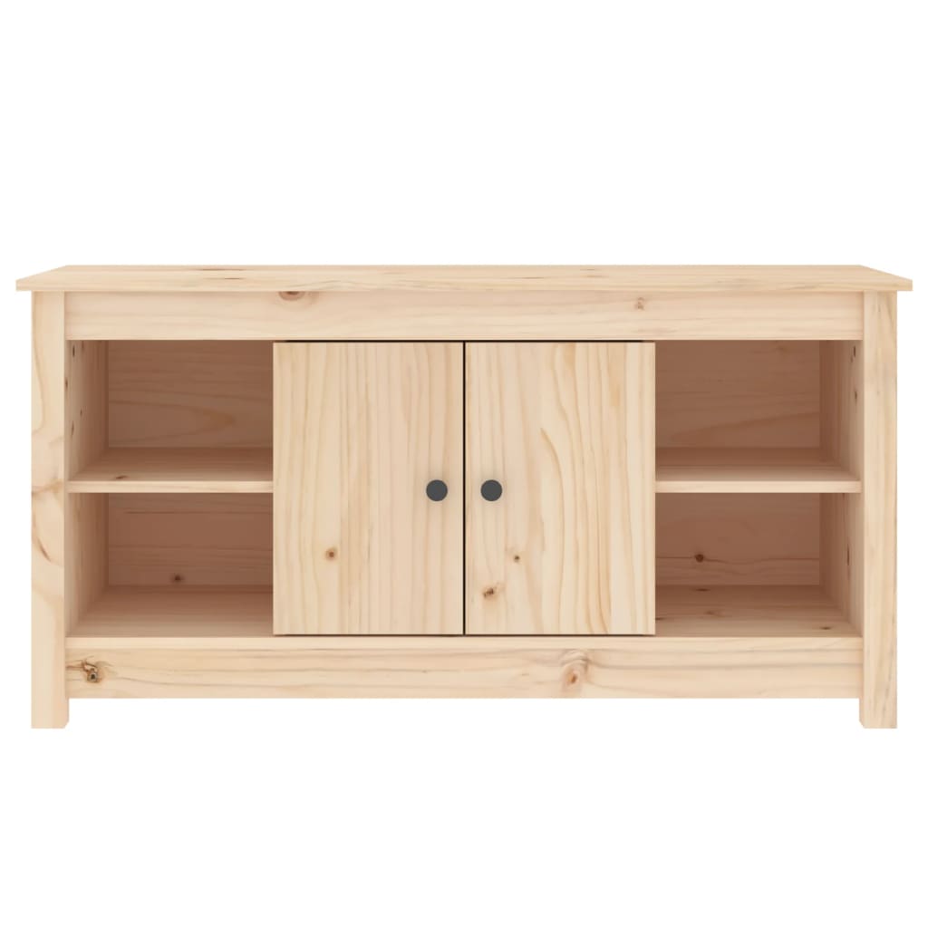 Tv-meubel 103x36,5x52 cm massief grenenhout