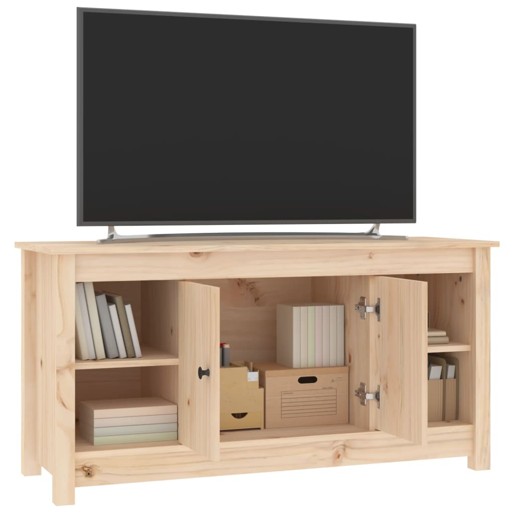 Tv-meubel 103x36,5x52 cm massief grenenhout