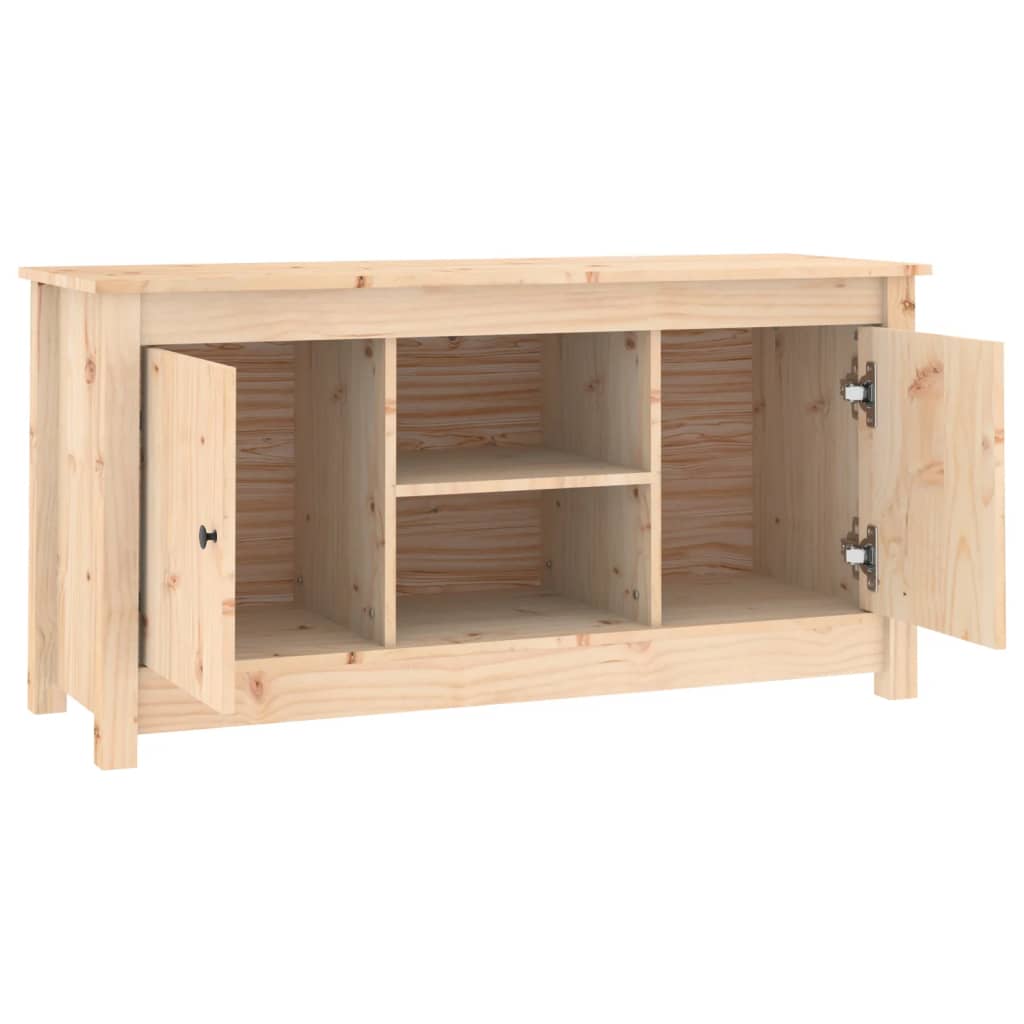 Tv-meubel 103x36,5x52 cm massief grenenhout