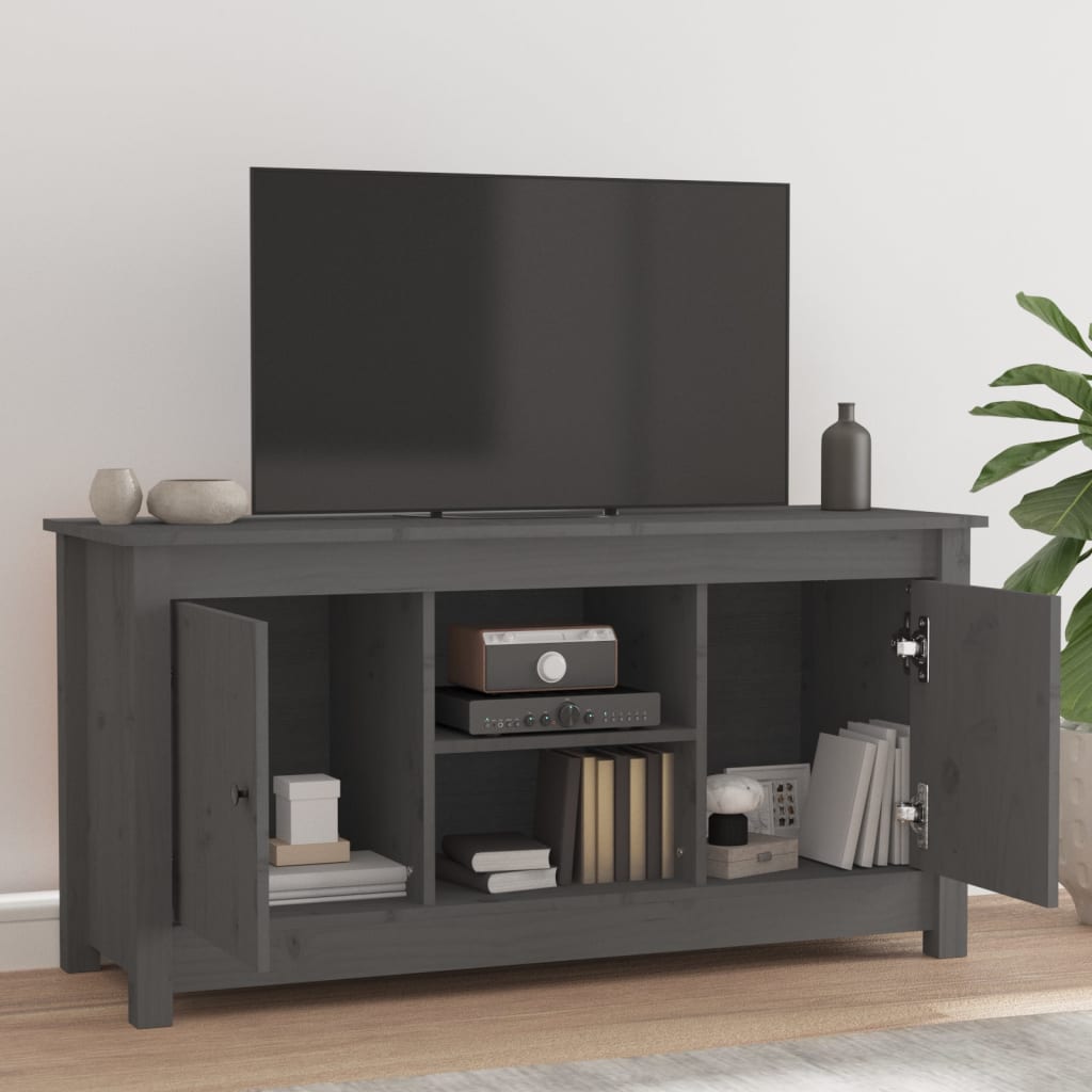 Tv-meubel 103x36,5x52 cm massief grenenhout