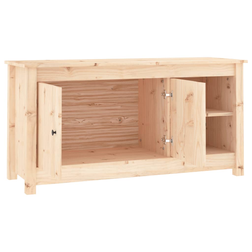 Tv-meubel 103x36,5x52 cm massief grenenhout