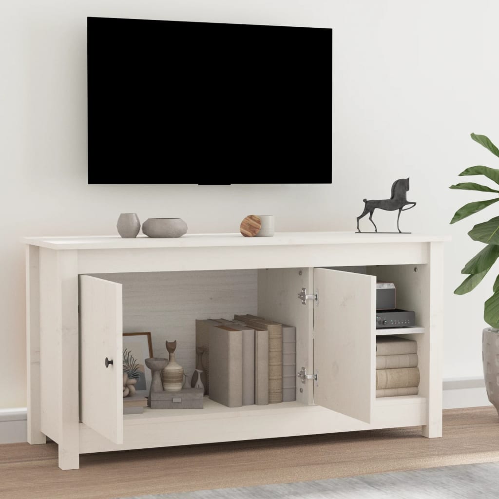 Tv-meubel 103x36,5x52 cm massief grenenhout