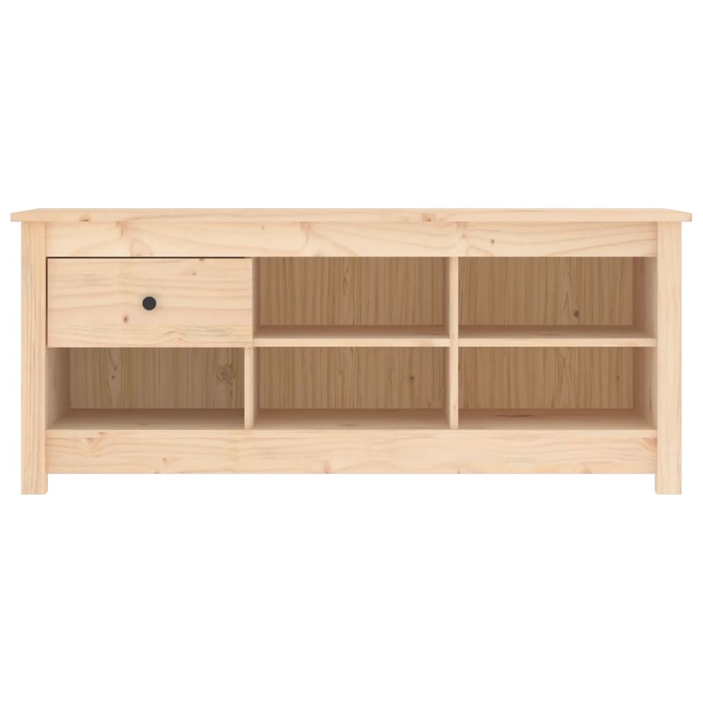 Schoenenkast 110x38x45,5 cm massief grenenhout