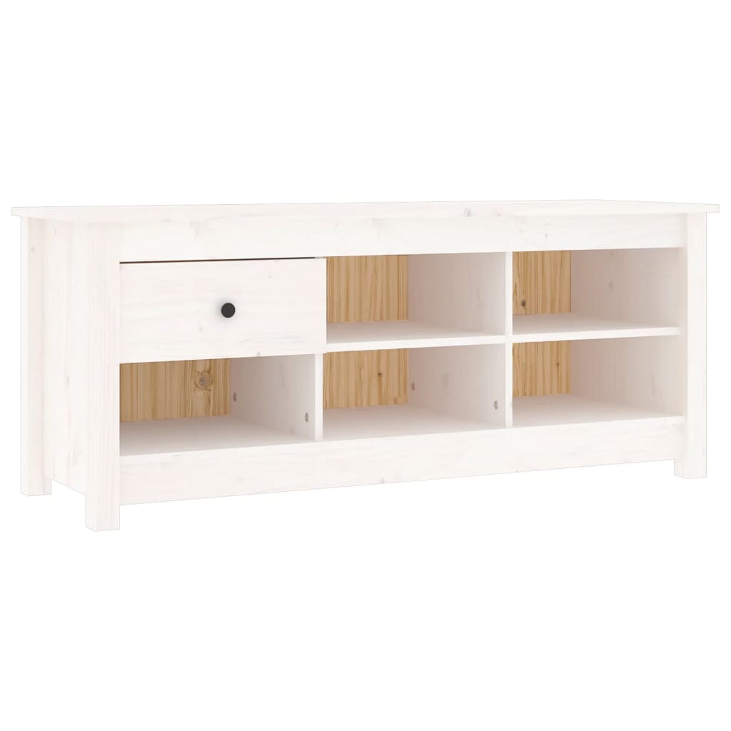 Schoenenkast 110x38x45,5 cm massief grenenhout