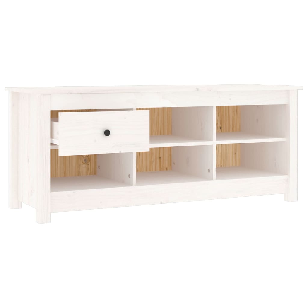 Schoenenkast 110x38x45,5 cm massief grenenhout