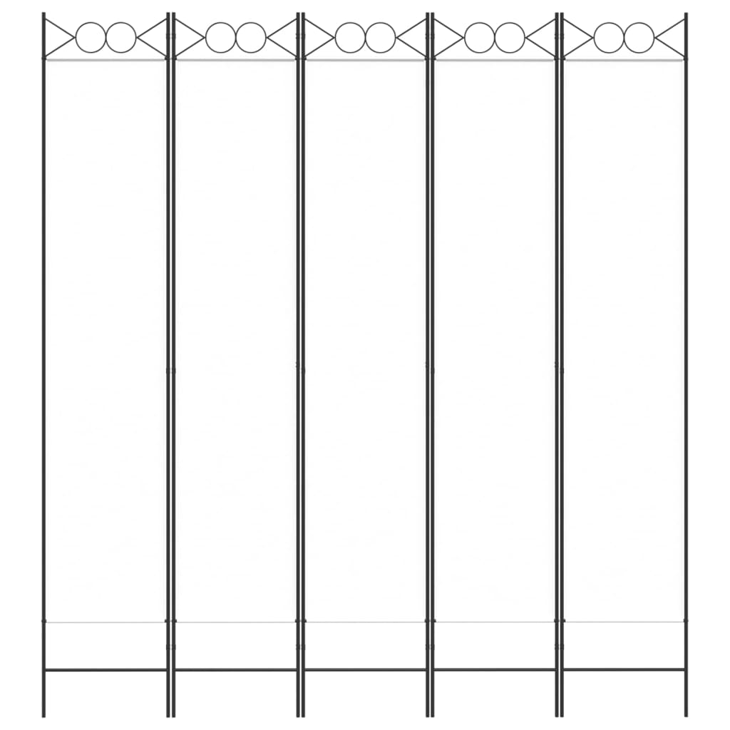 Kamerscherm met 6 panelen 240x200 cm stof