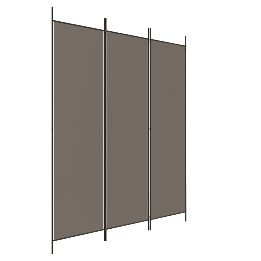 Kamerscherm met 3 panelen 150x220 cm stof