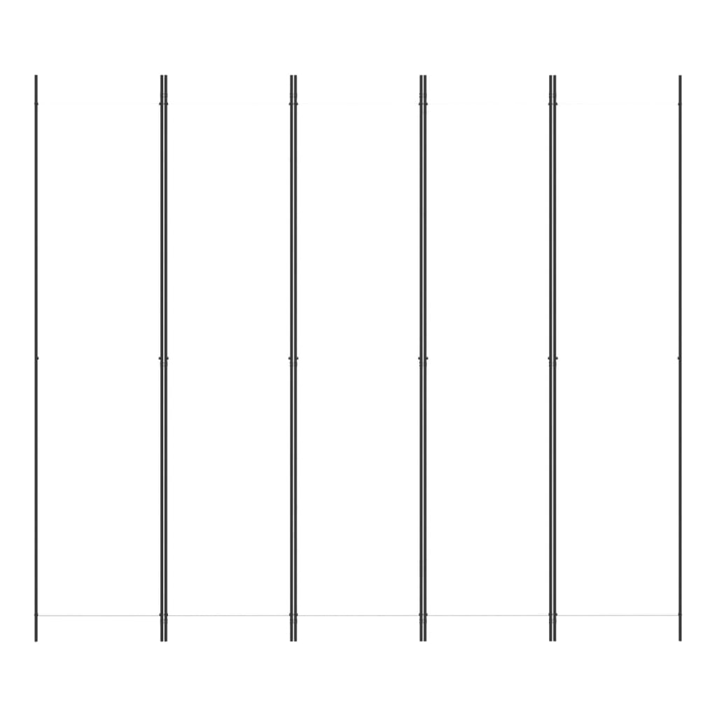 Kamerscherm met 5 panelen 250x220 cm stof