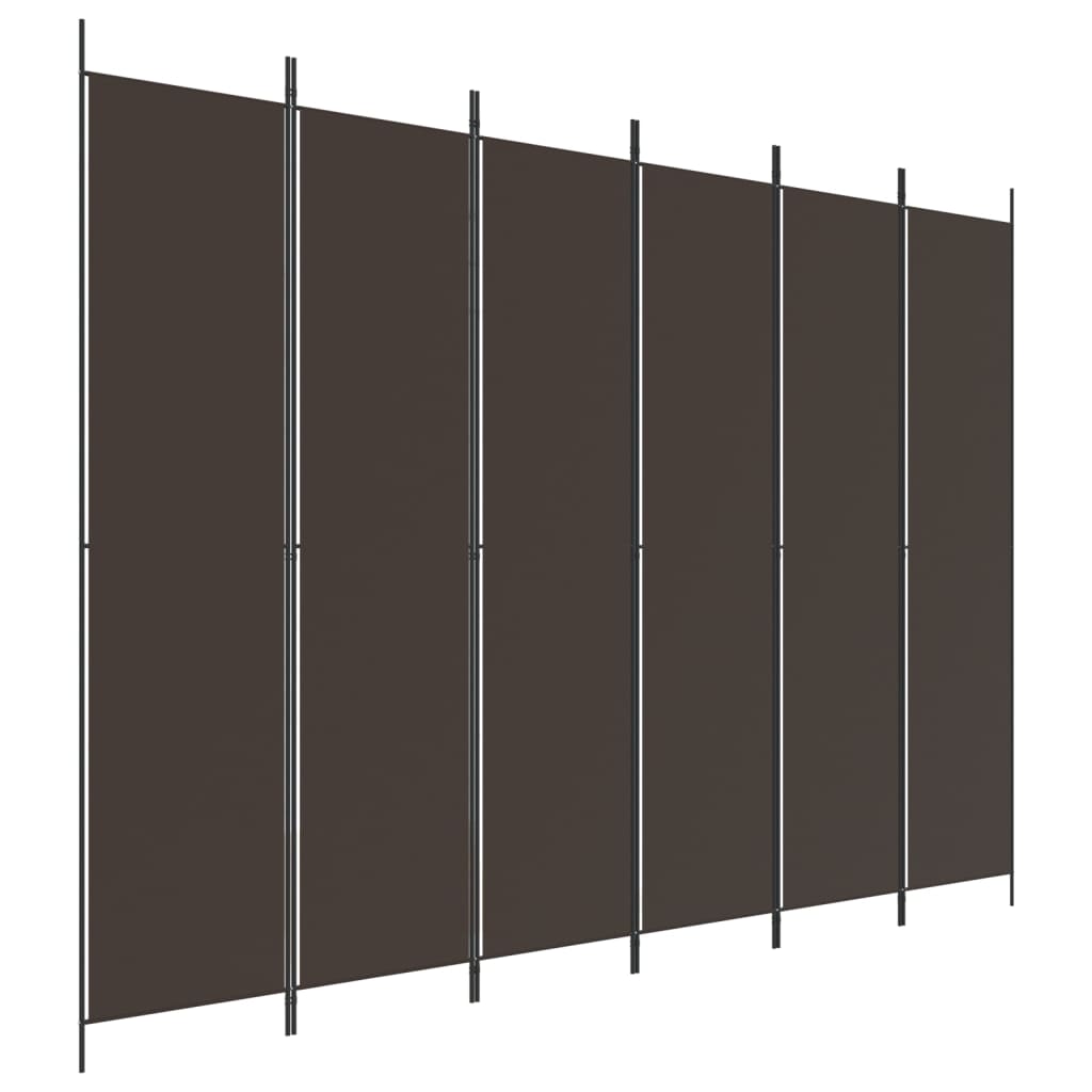 Kamerscherm met 5 panelen 250x220 cm stof