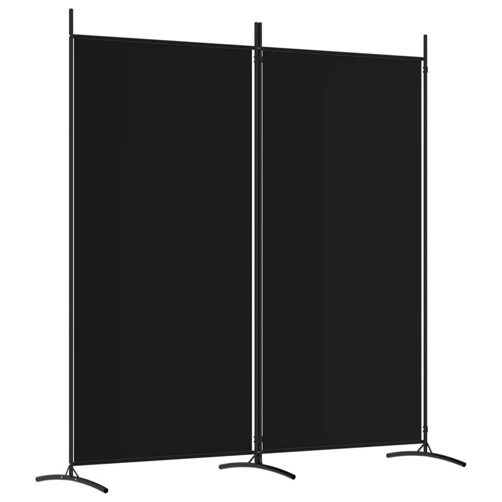 Kamerscherm met 2 panelen 175x180 cm stof