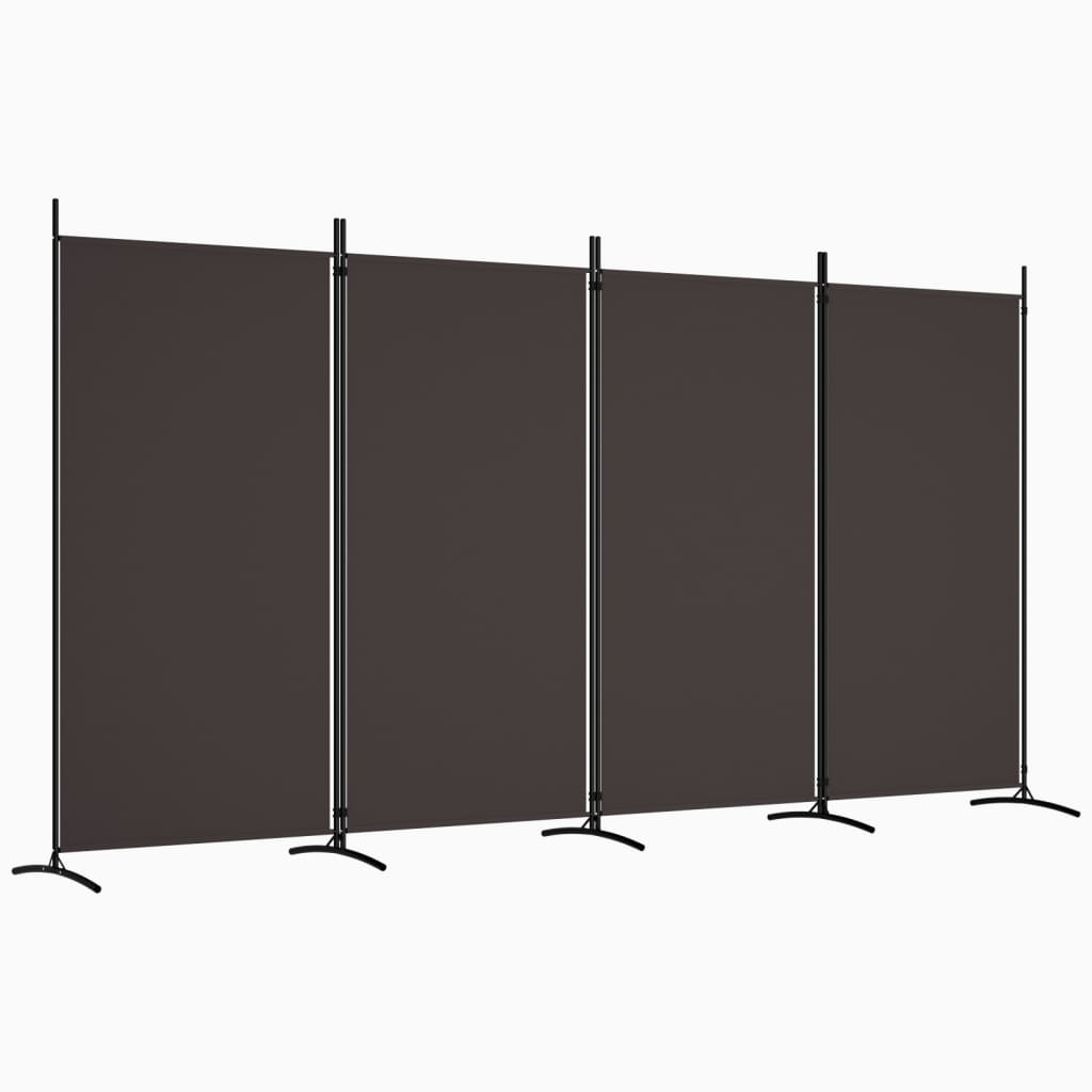 Kamerscherm met 2 panelen 175x180 cm stof