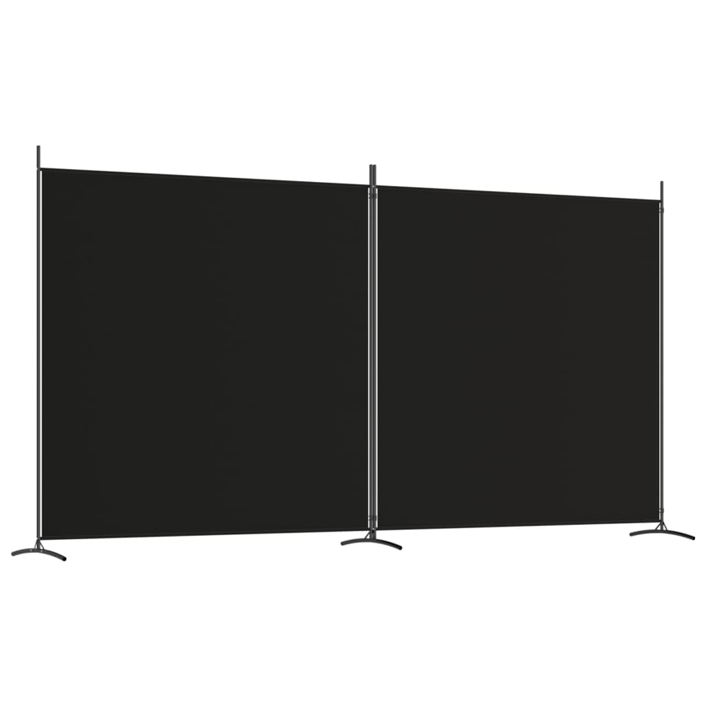 Kamerscherm met 4 panelen 698x180 cm stof