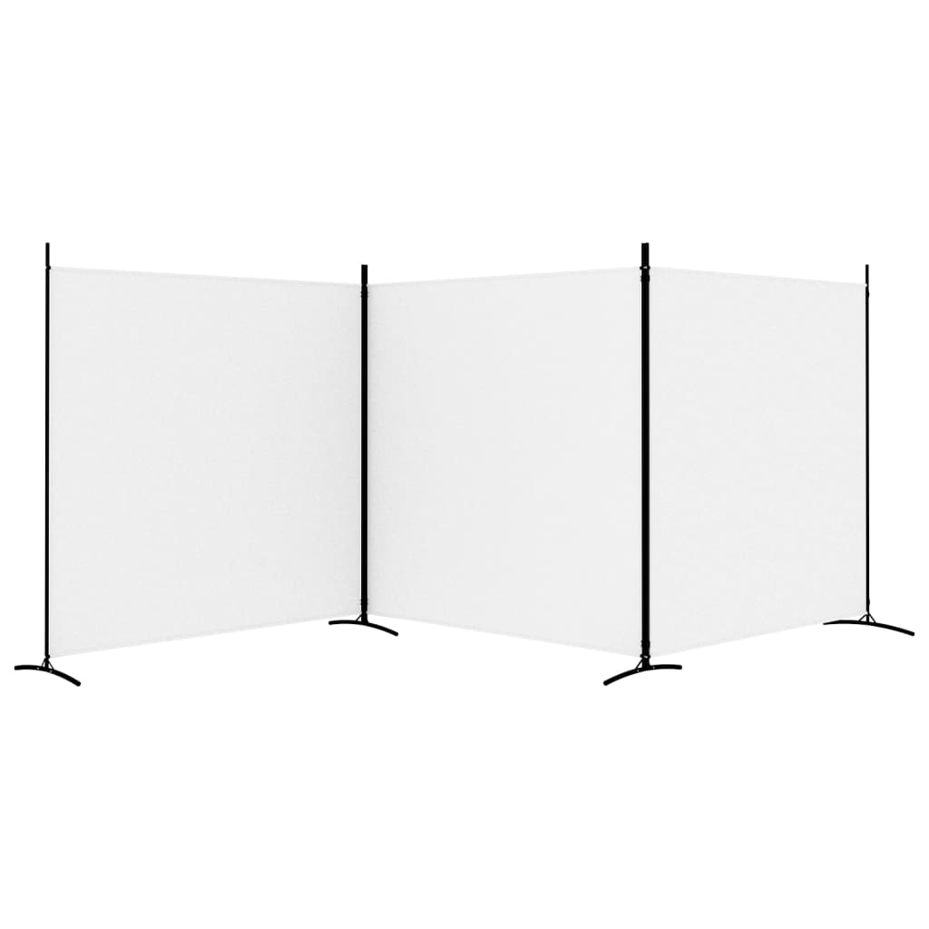 Kamerscherm met 4 panelen 698x180 cm stof