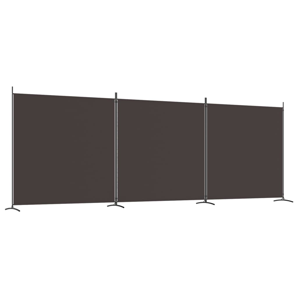 Kamerscherm met 4 panelen 698x180 cm stof