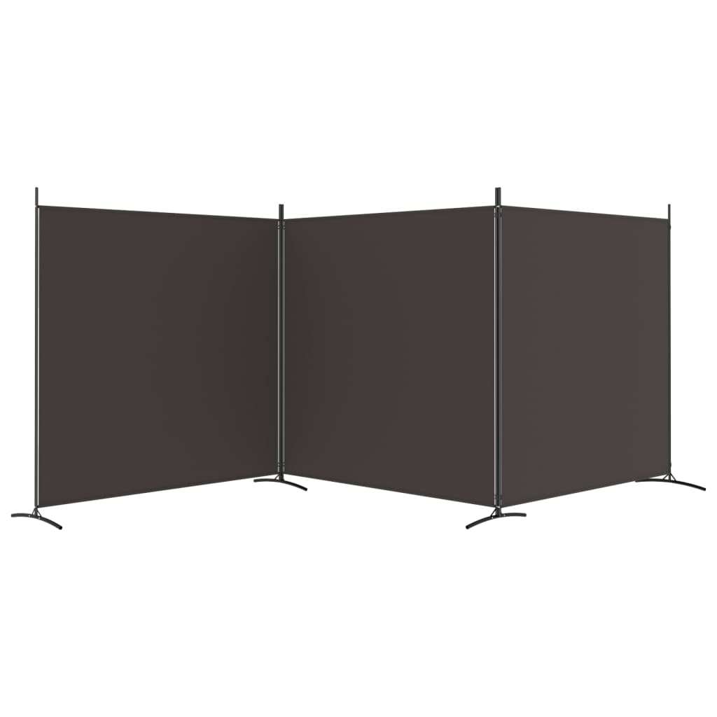 Kamerscherm met 4 panelen 698x180 cm stof