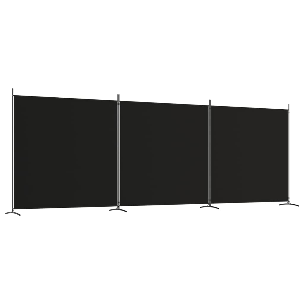 Kamerscherm met 4 panelen 698x180 cm stof