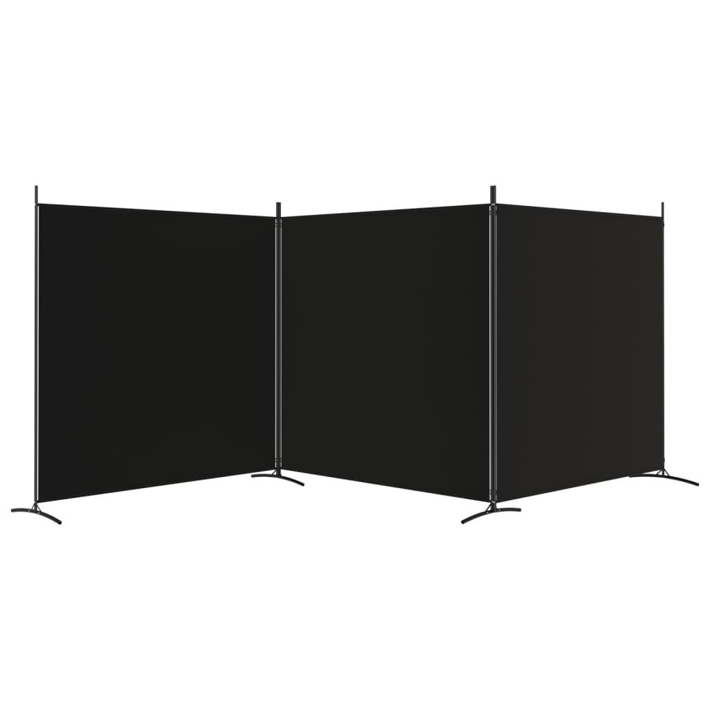 Kamerscherm met 4 panelen 698x180 cm stof