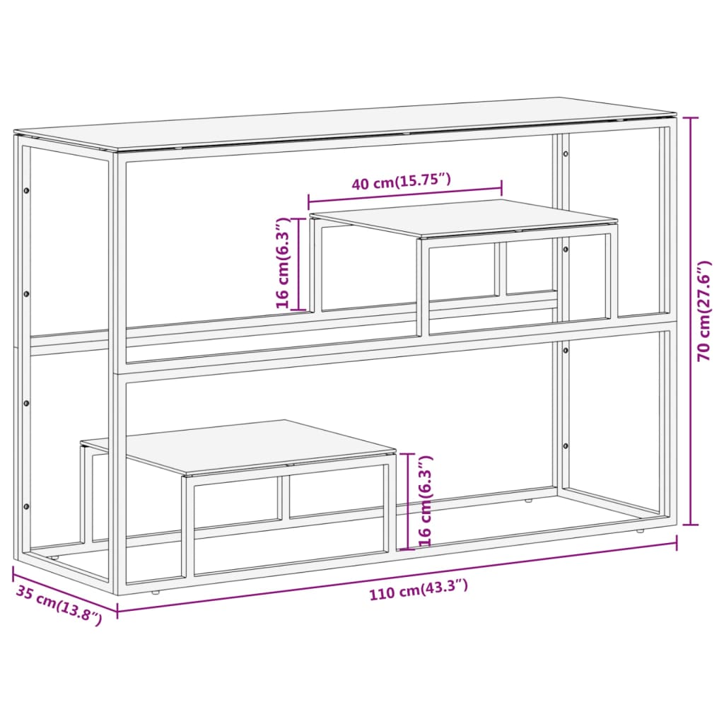 Wandtafel roestvrij staal massief bielshout zilverkleurig