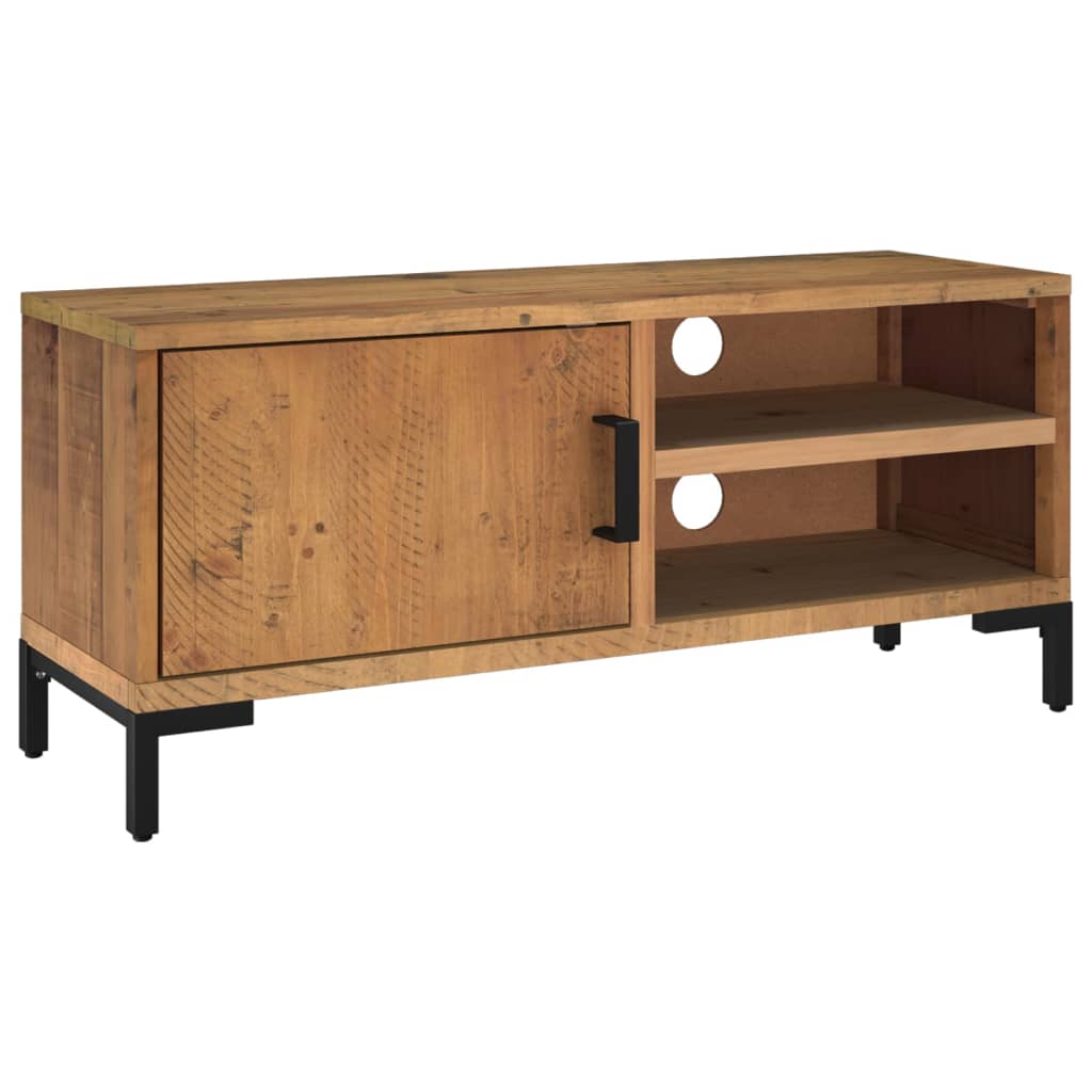 Tv-meubel 110x35x48 cm massief grenenhout