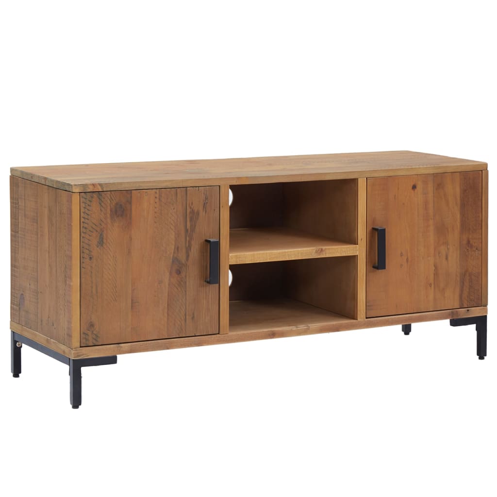 Tv-meubel 110x35x48 cm massief grenenhout