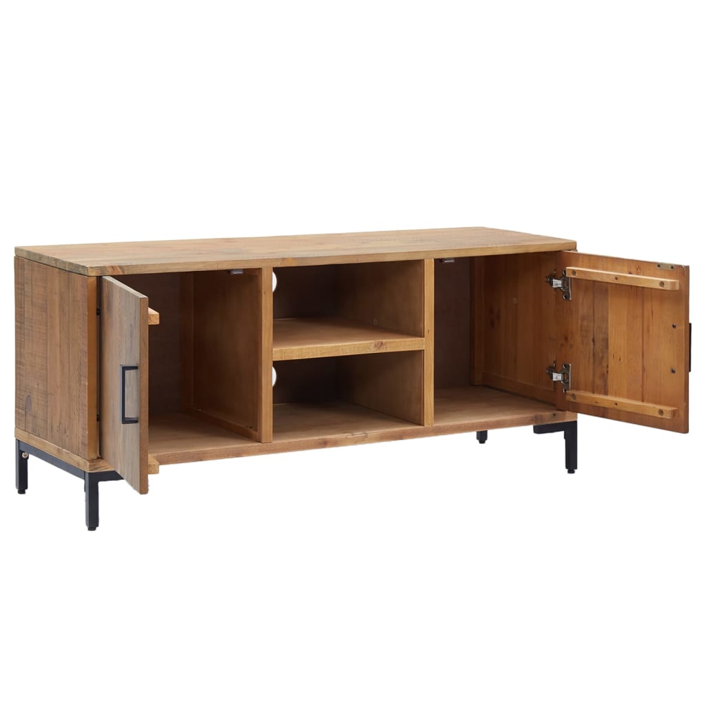 Tv-meubel 110x35x48 cm massief grenenhout