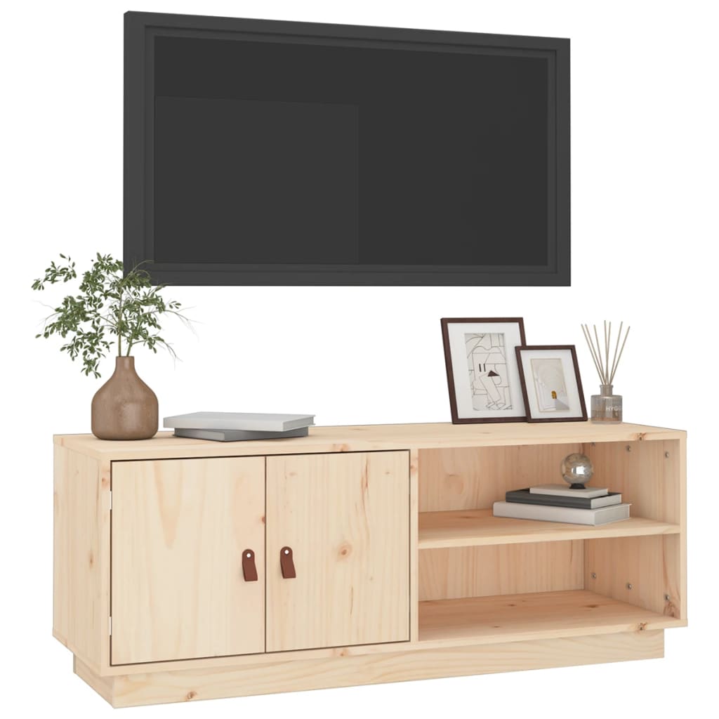 Tv-meubel 105x34x40 cm massief grenenhout