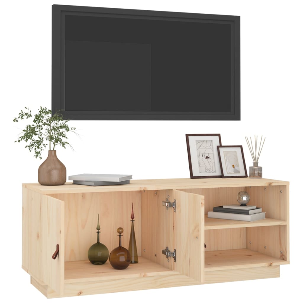 Tv-meubel 105x34x40 cm massief grenenhout