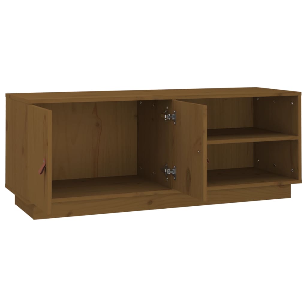 Tv-meubel 105x34x40 cm massief grenenhout