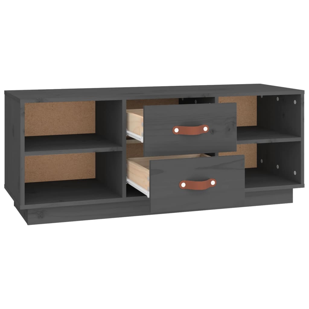 Tv-meubel 100x34x40 cm massief grenenhout